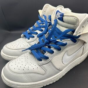 Nike Gray and Blue Athletic Shoes